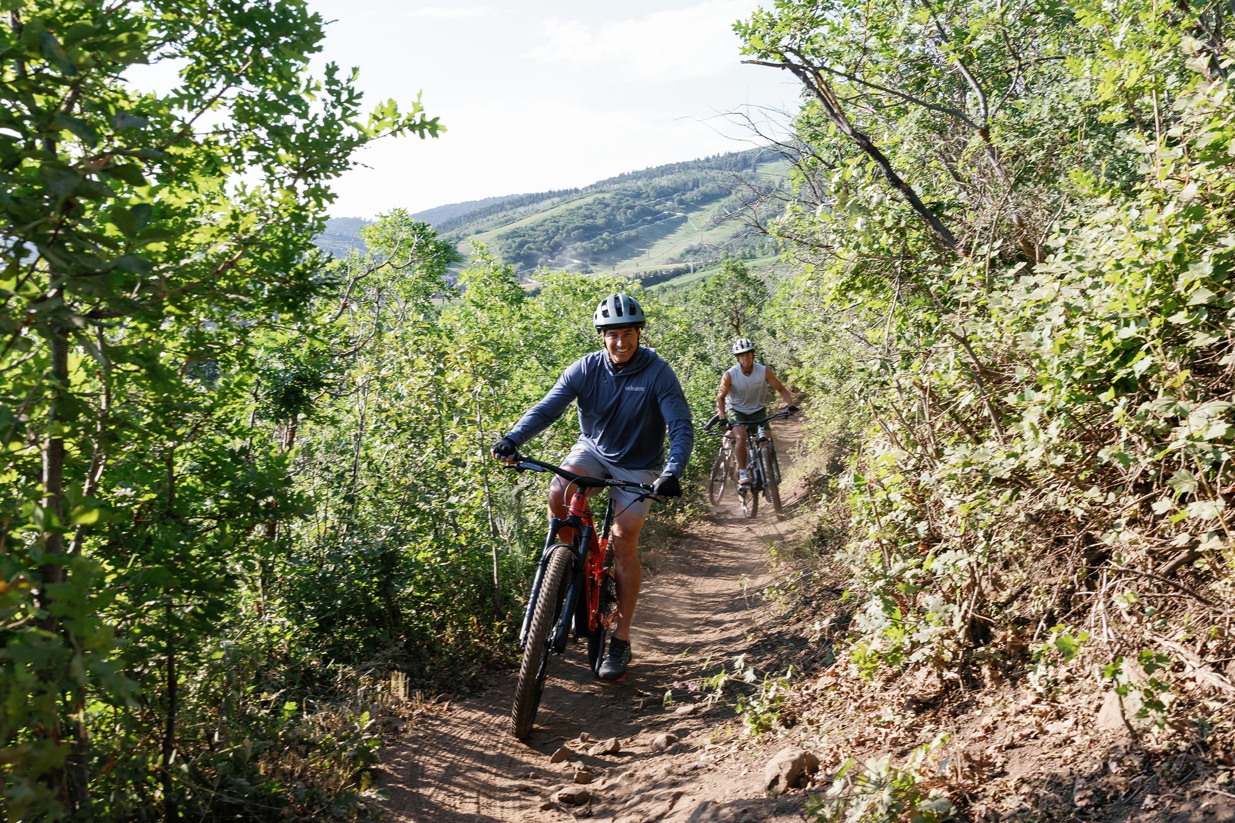 Jonny biking