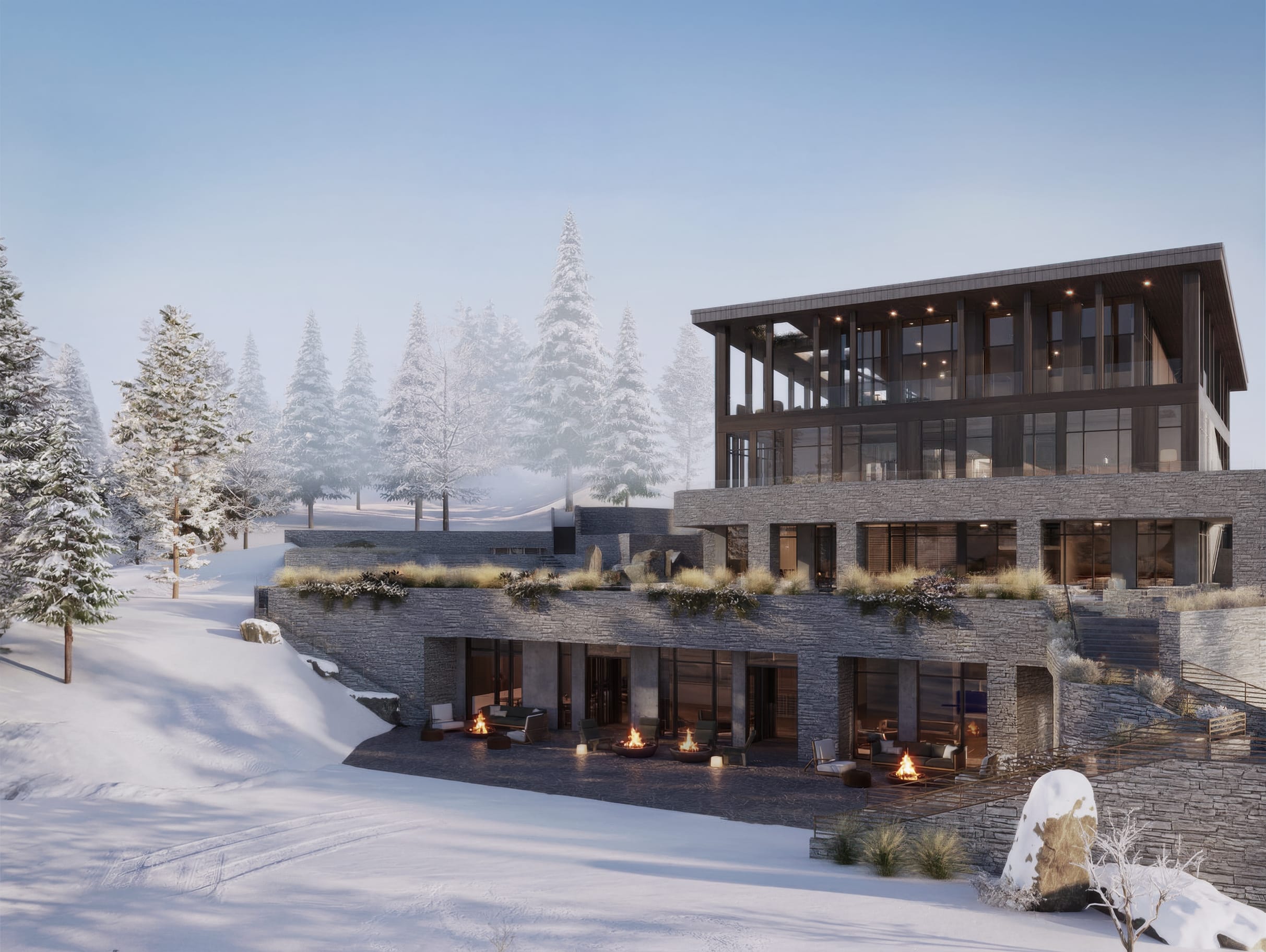 Velvaere base slopeside