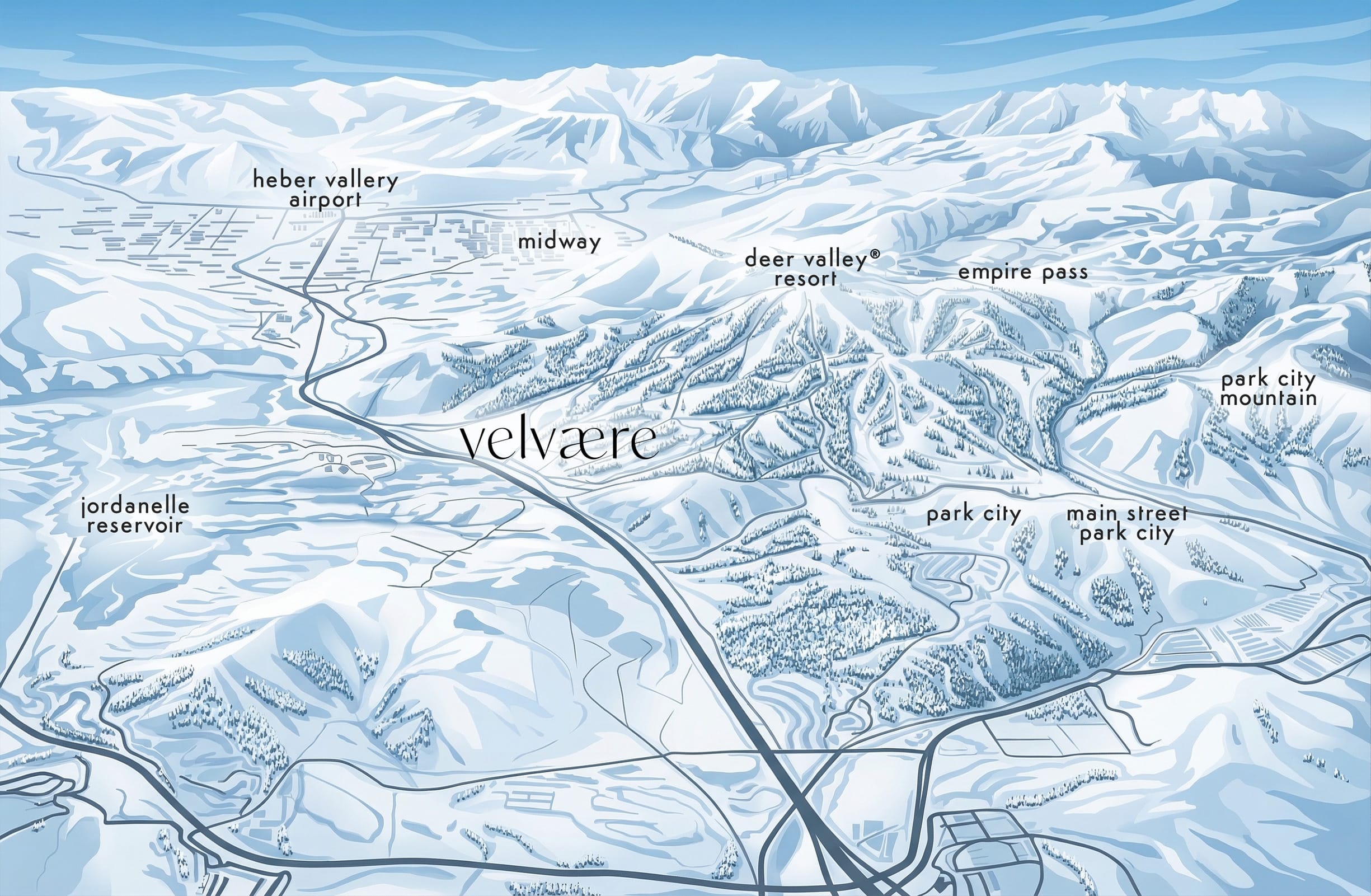 Velvaere location map