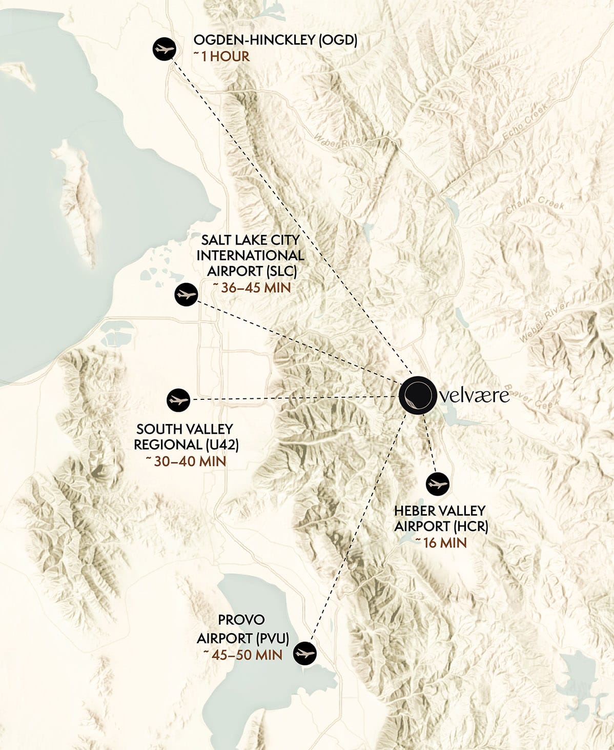 Vel flight map